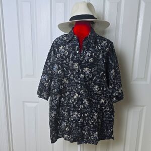 CRUISE! Tori Richard Men's Aloha Tropical Print Shirt Large (L)